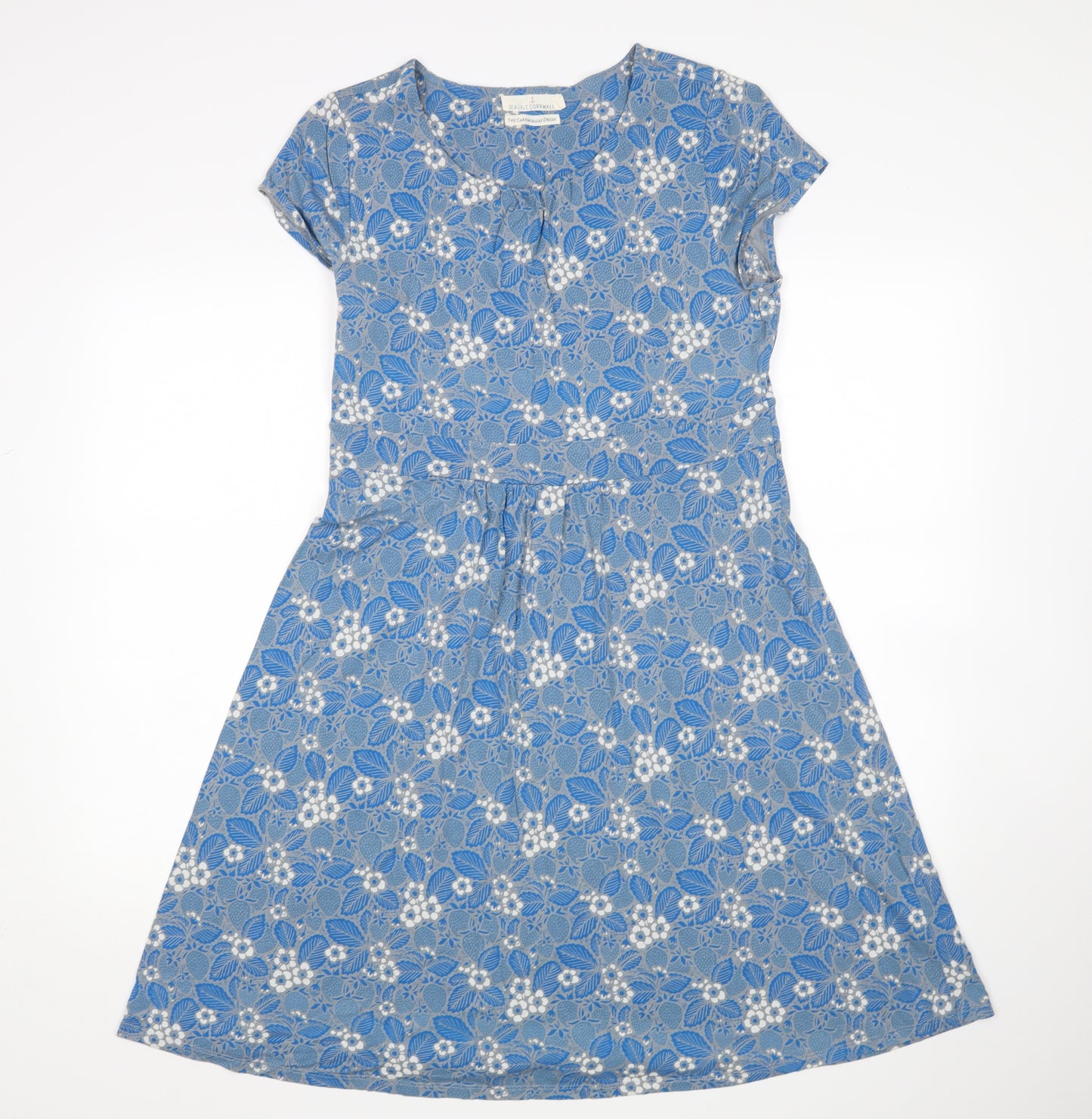 Seasalt  Womens Blue Floral  Fit & Flare  Size 14