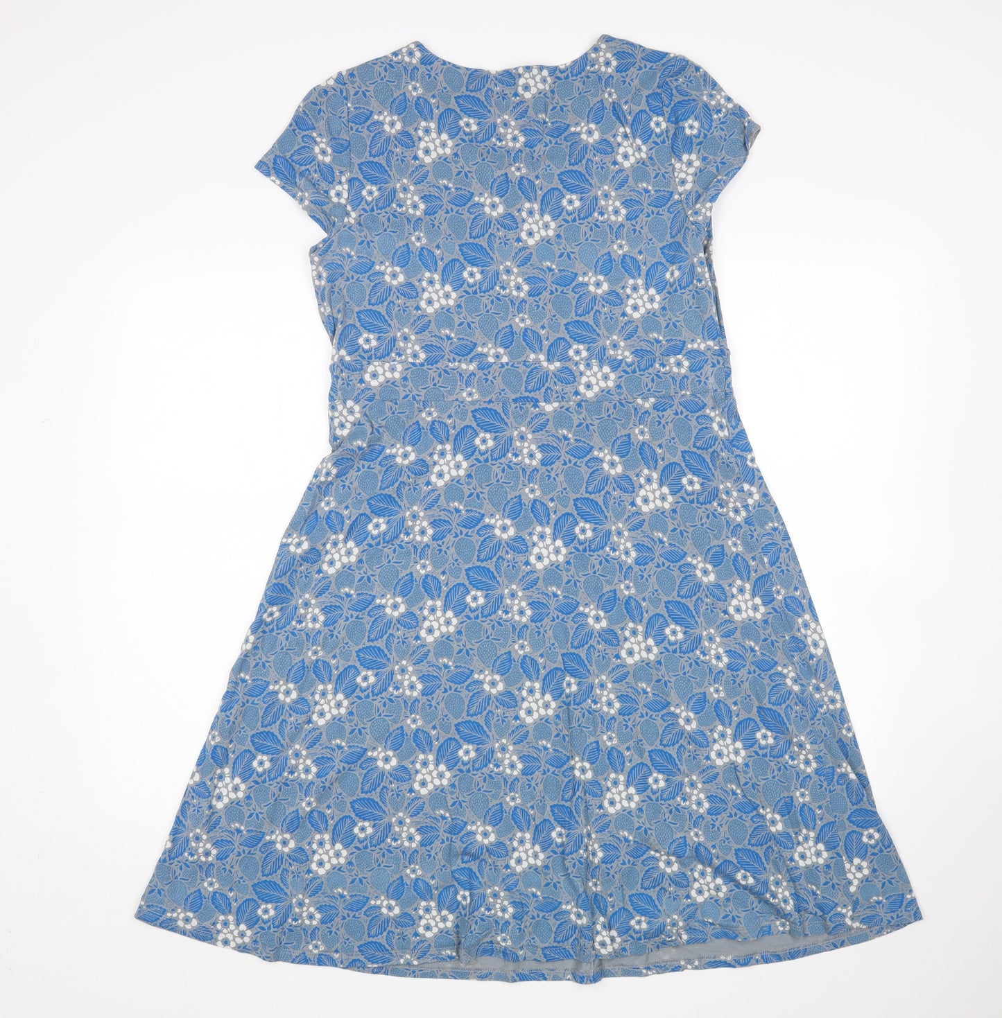 Seasalt  Womens Blue Floral  Fit & Flare  Size 14