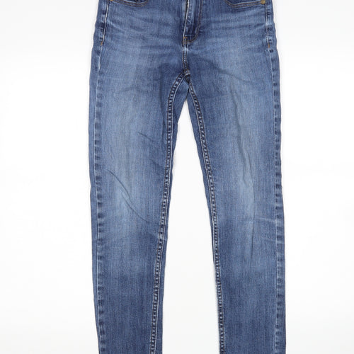 M&S Womens Blue   Skinny Jeans Size 8 L28 in