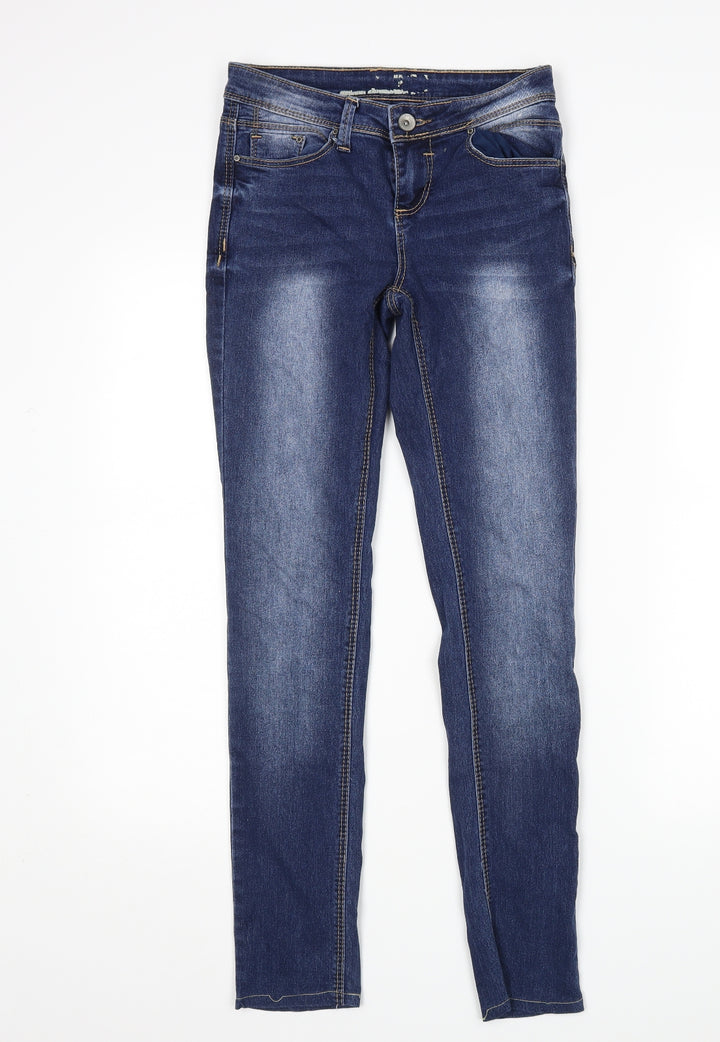 Denim Co Womens Blue Skinny Jeans Size 6 L28 in