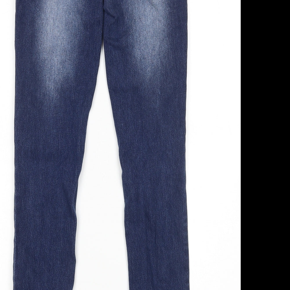 Denim Co Womens Blue   Skinny Jeans Size 6 L28 in