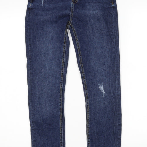 Denim Co Womens Blue   Skinny Jeans Size 6 L27 in