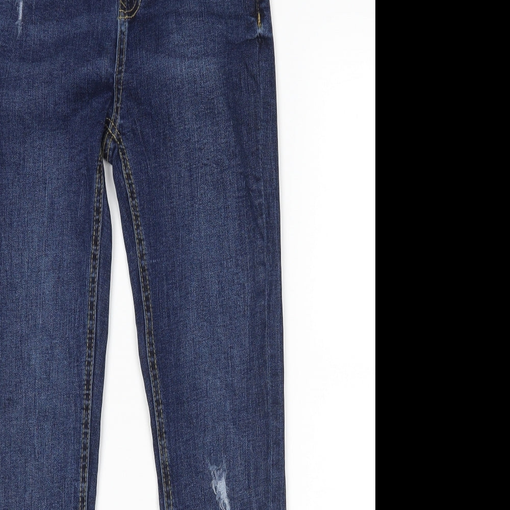 Denim Co Womens Blue   Skinny Jeans Size 6 L27 in