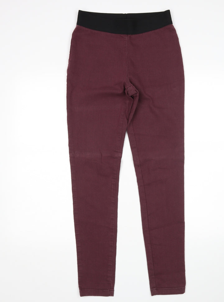 Denim Co Womens Purple Jegging Jeans Size 8 L29 in