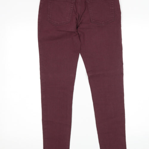 Denim Co Womens Purple   Jegging Jeans Size 8 L29 in