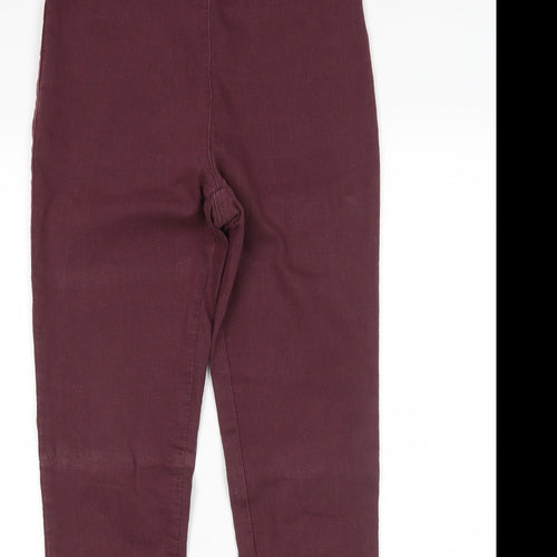 Denim Co Womens Purple   Jegging Jeans Size 8 L29 in