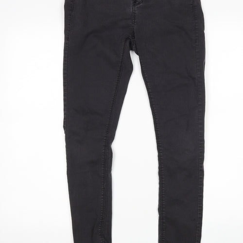 Topshop Womens Black   Skinny Jeans Size 26 L32 in