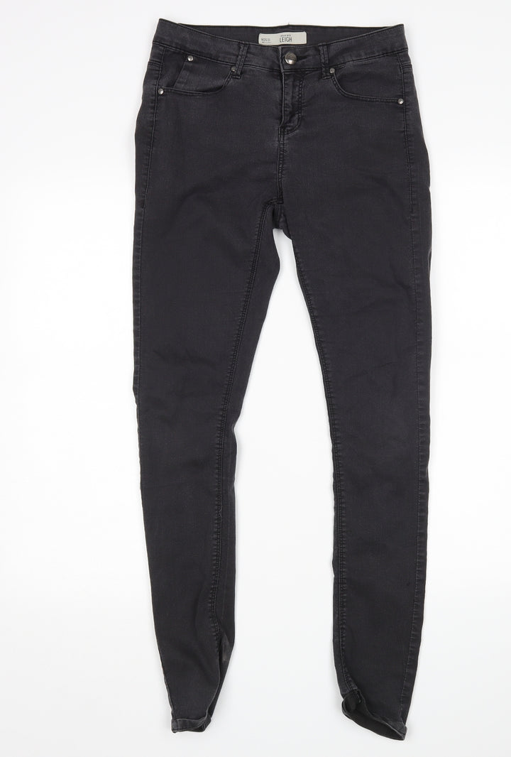 Topshop Womens Black Skinny Jeans Size 26 L32 in