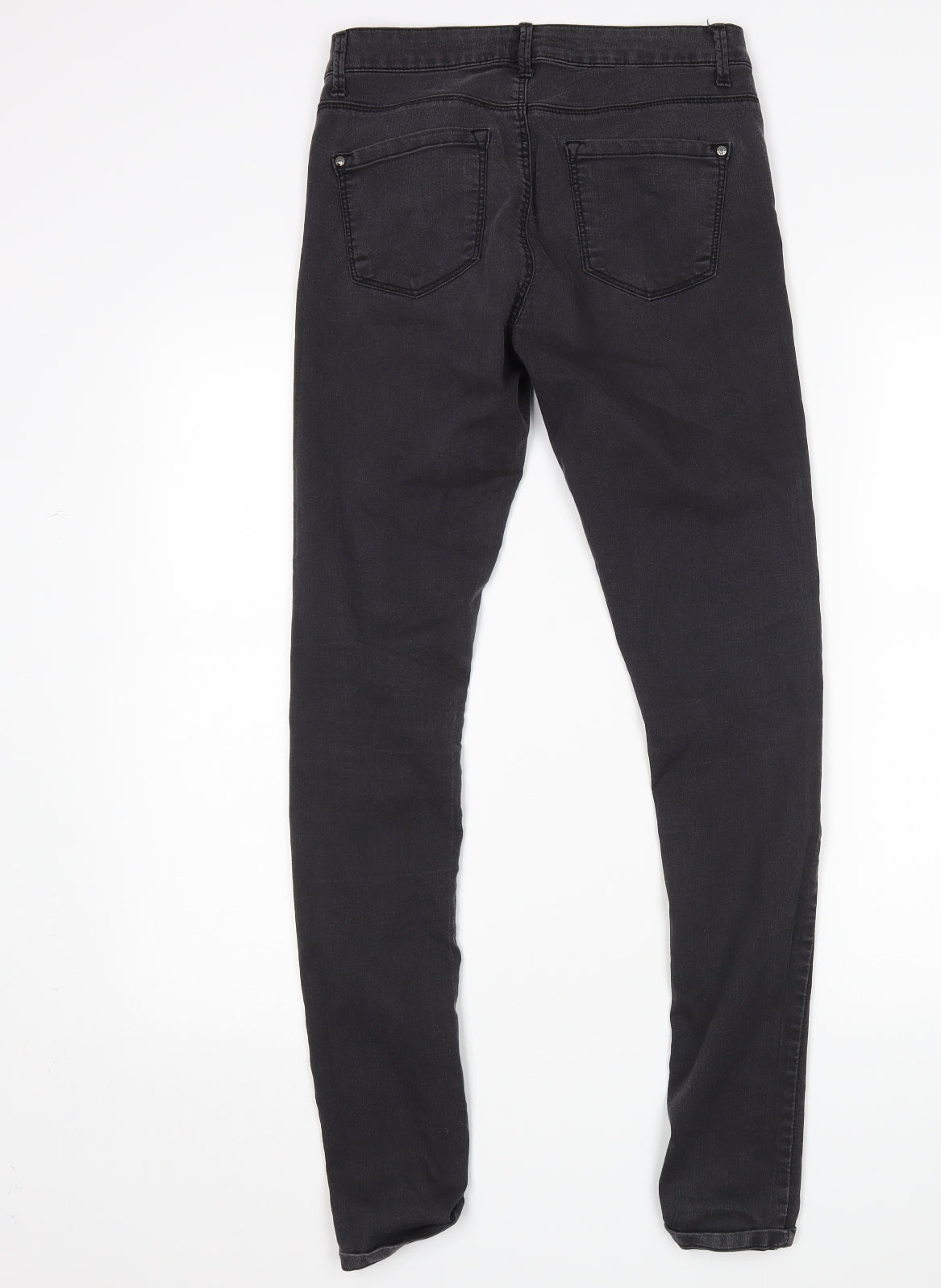 Topshop Womens Black   Skinny Jeans Size 26 L32 in