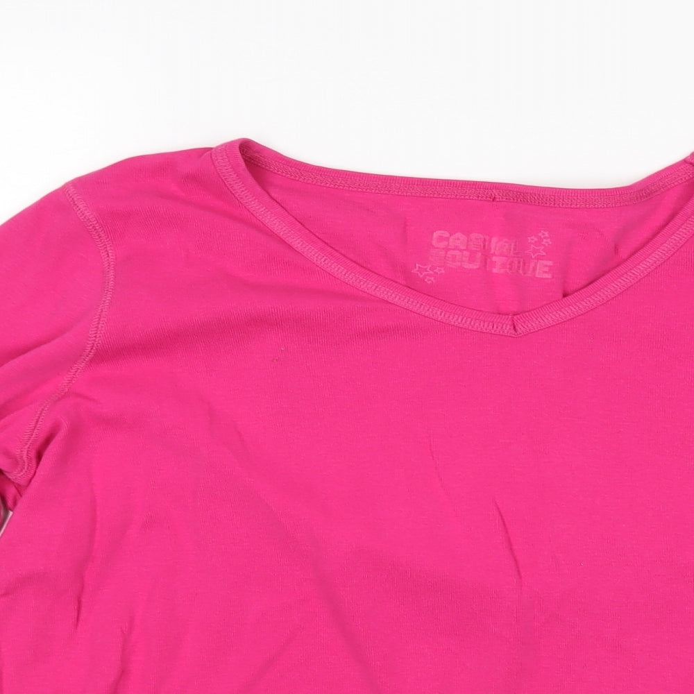 Evans Womens Pink   Basic T-Shirt Size 18