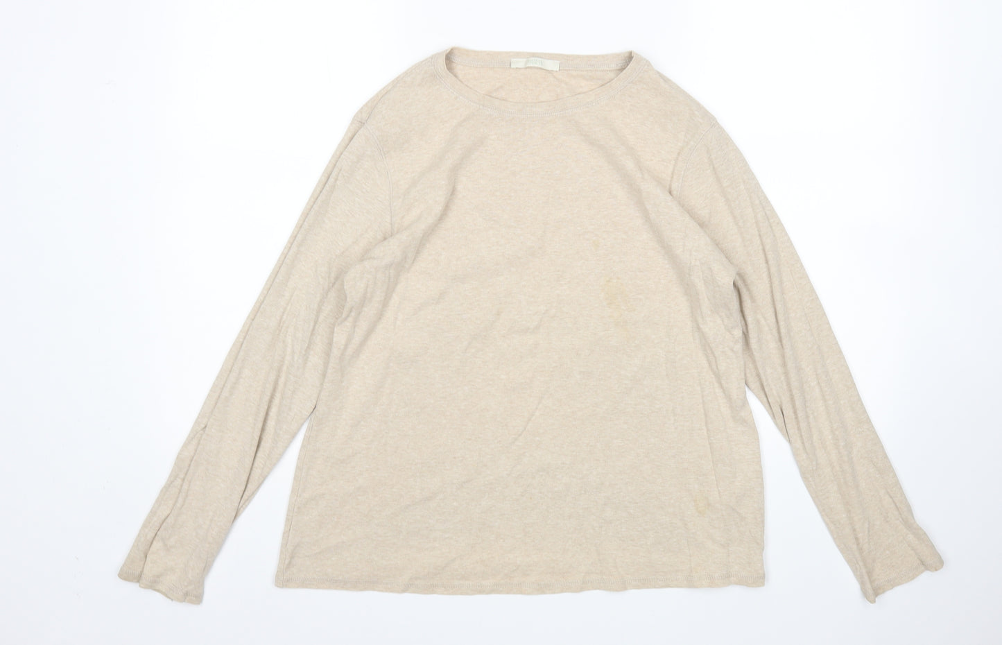 M&S Womens Beige   Pullover Jumper Size 16