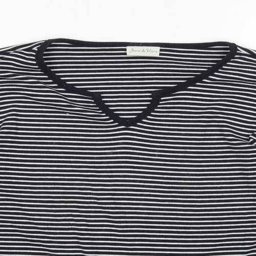 JOIE DE VIURE Womens Multicoloured Striped  Pullover Jumper Size 16
