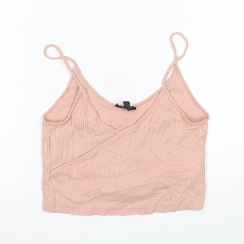 Topshop Womens Pink   Cropped Tank Size 8
