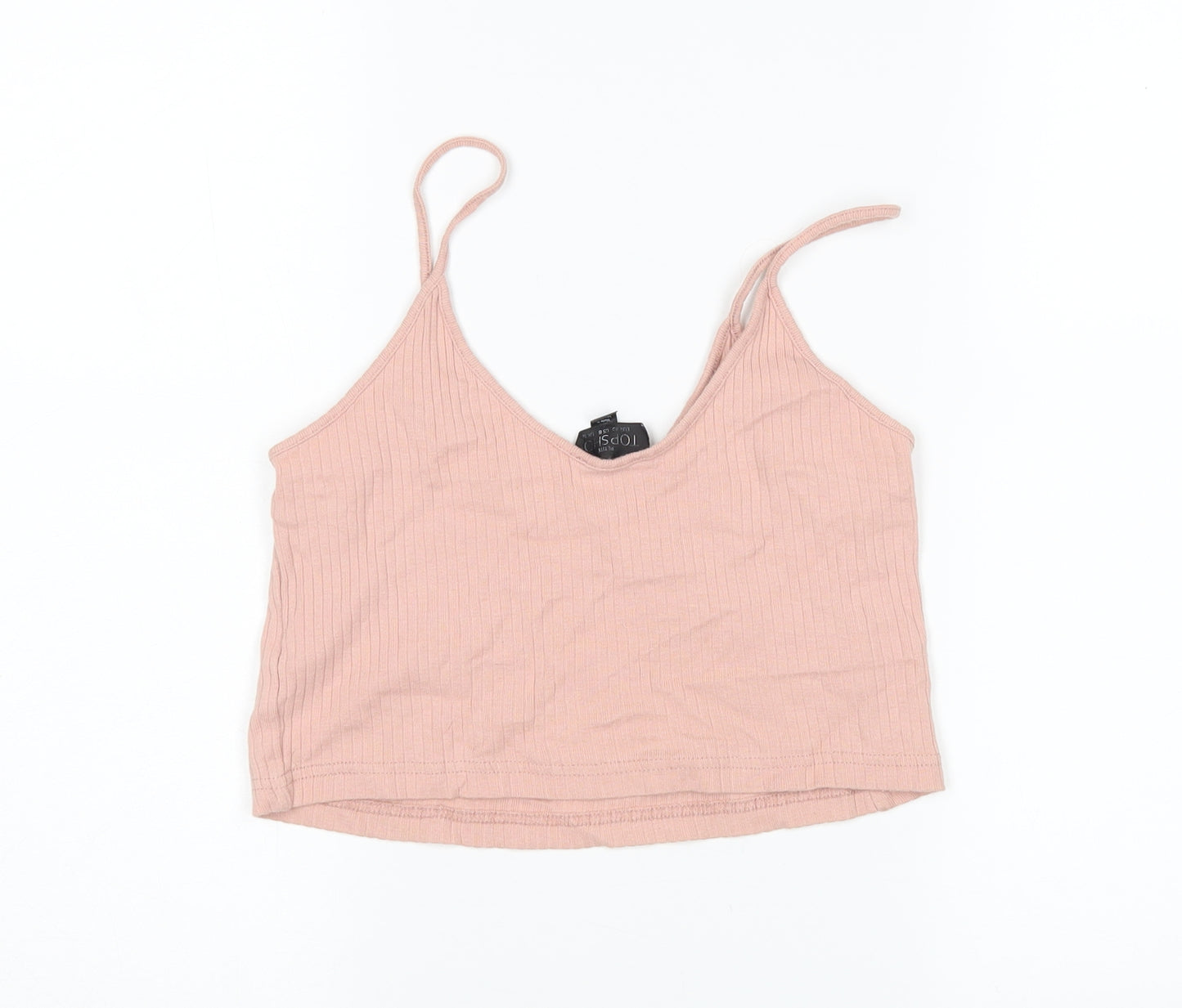 Topshop Womens Pink   Cropped Tank Size 8