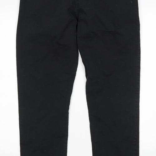 M&S Mens Black   Chino Trousers Size 36 L29 in