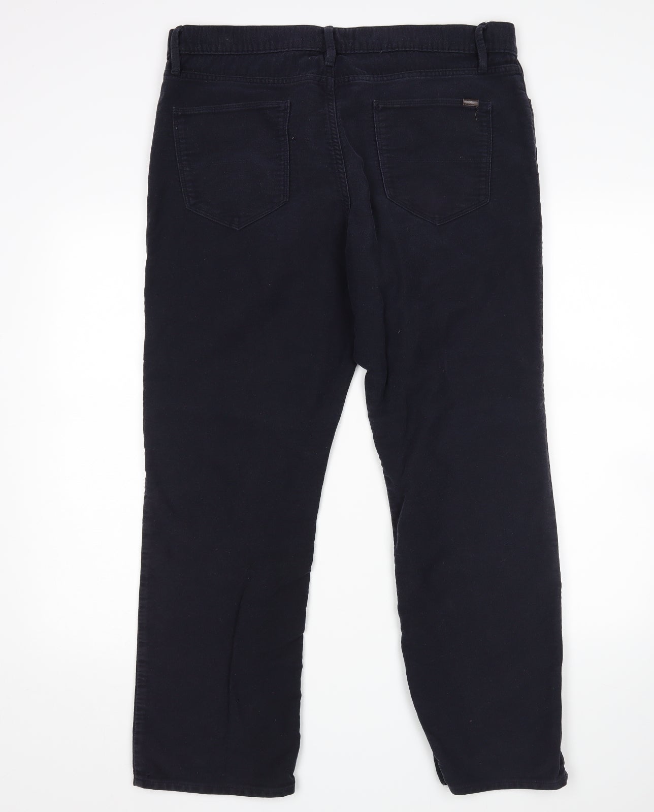 M&S Mens Blue   Chino Trousers Size 36 L29 in