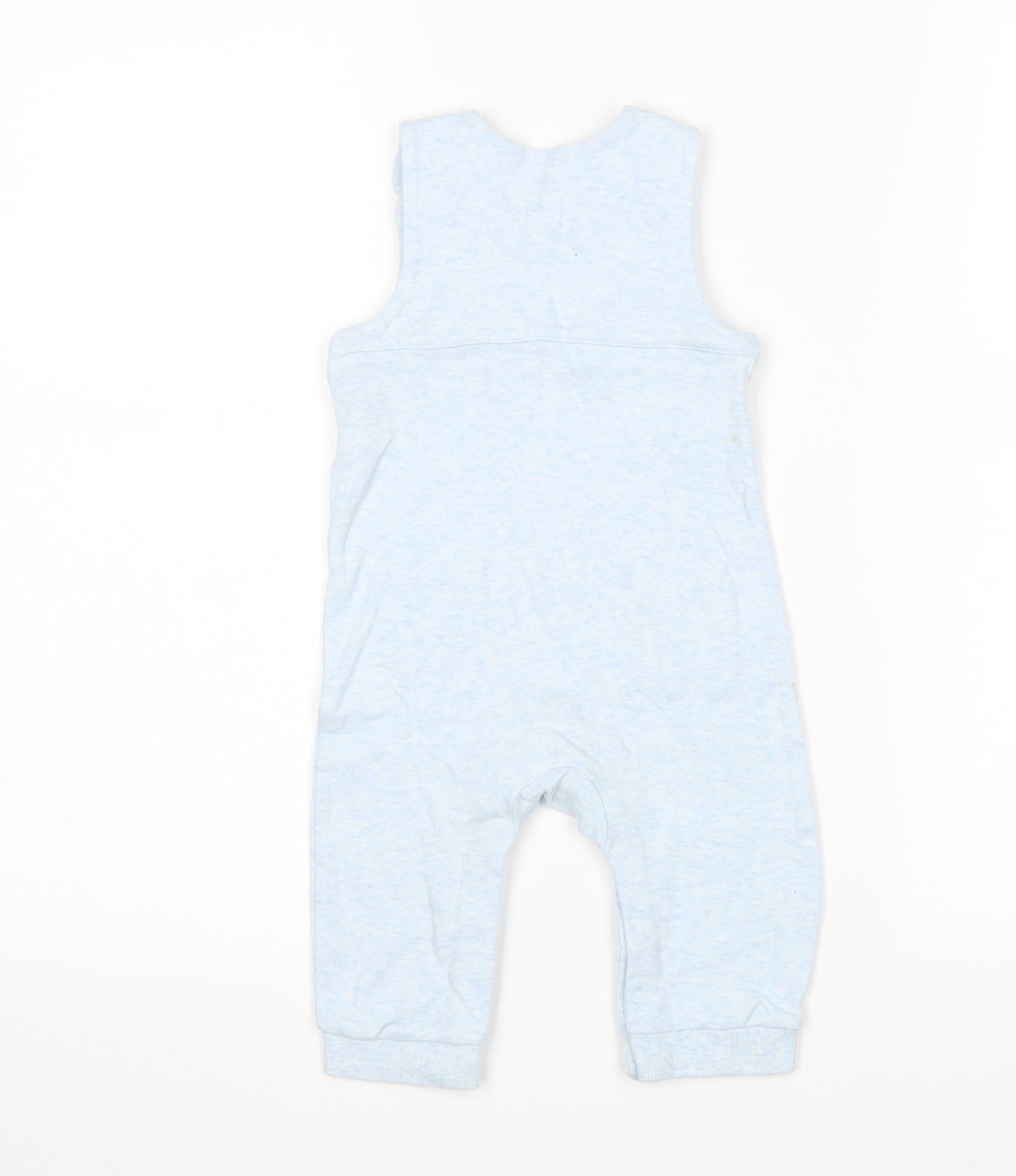 M&S Boys Blue   Dungaree One-Piece Size 6-9 Months