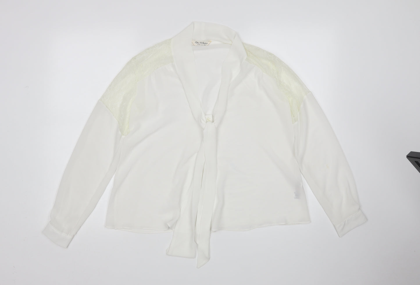 Miss Selfridge Womens White   Basic Button-Up Size 6