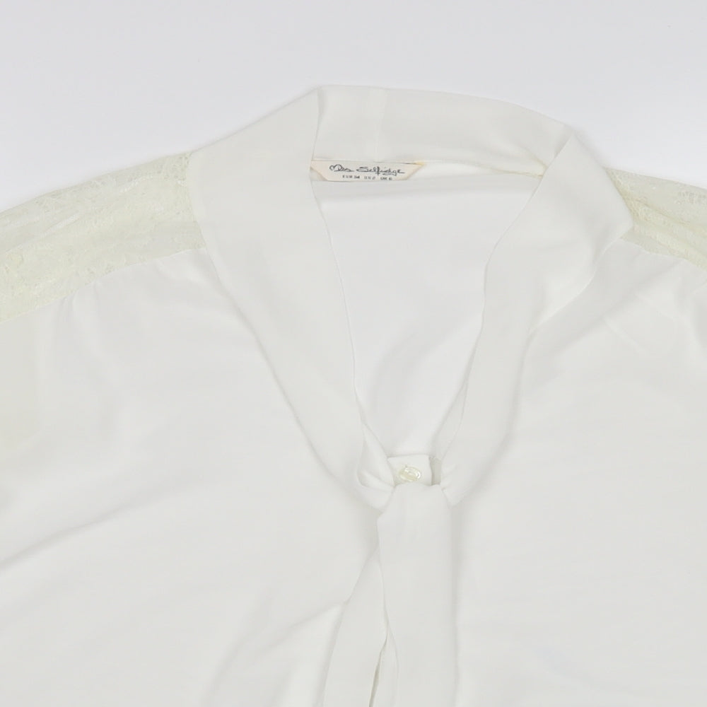 Miss Selfridge Womens White   Basic Button-Up Size 6