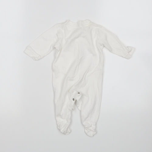 George Baby White   Babygrow One-Piece Size 0-3 Months