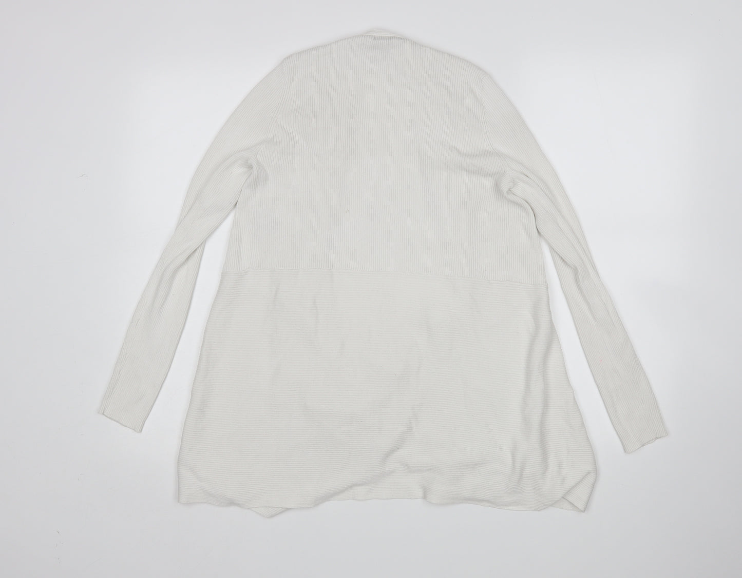 M&Co Womens White   Cardigan Jumper Size 12