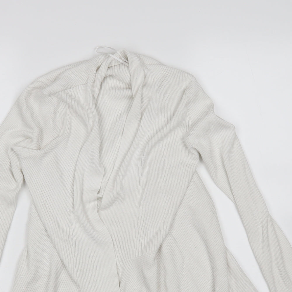 M&Co Womens White   Cardigan Jumper Size 12