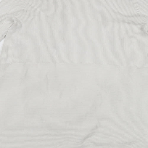 M&Co Womens White   Cardigan Jumper Size 12