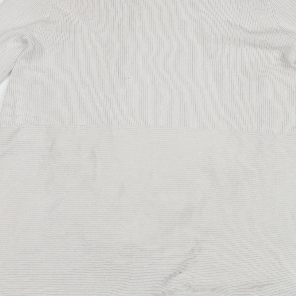 M&Co Womens White   Cardigan Jumper Size 12