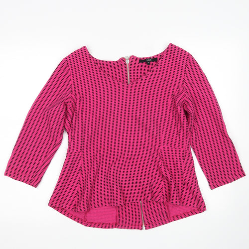 NEXT Womens Multicoloured Polka Dot  Full Zip Jumper Size 14
