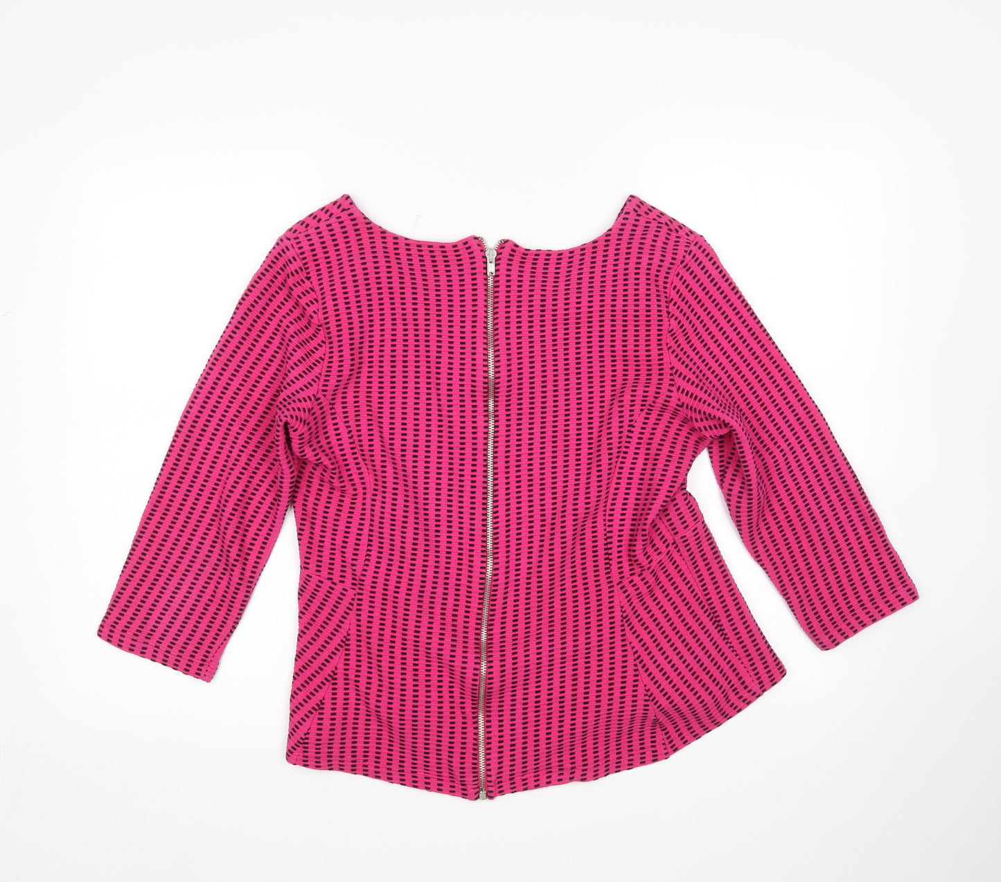 NEXT Womens Multicoloured Polka Dot  Full Zip Jumper Size 14