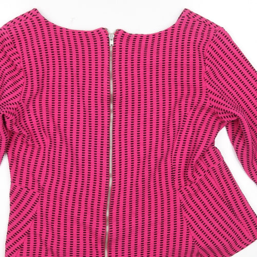 NEXT Womens Multicoloured Polka Dot  Full Zip Jumper Size 14