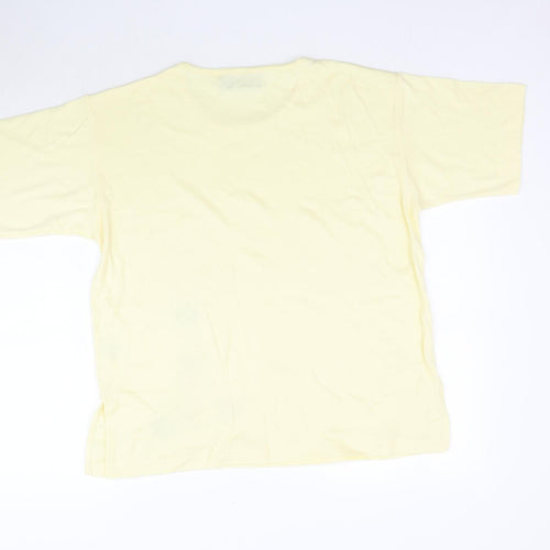Akai Womens Yellow   Basic T-Shirt Size L