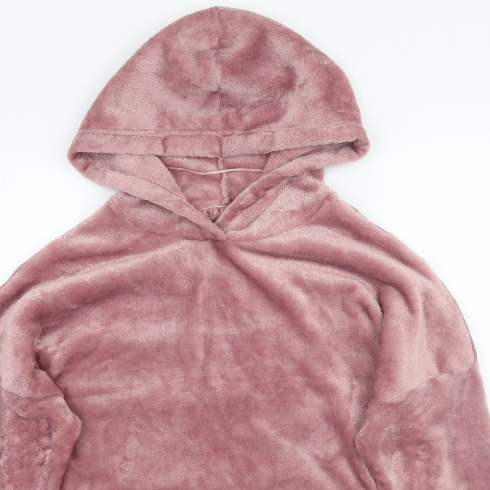 F&F Womens Pink   Pullover Hoodie Size L  - Fluffy