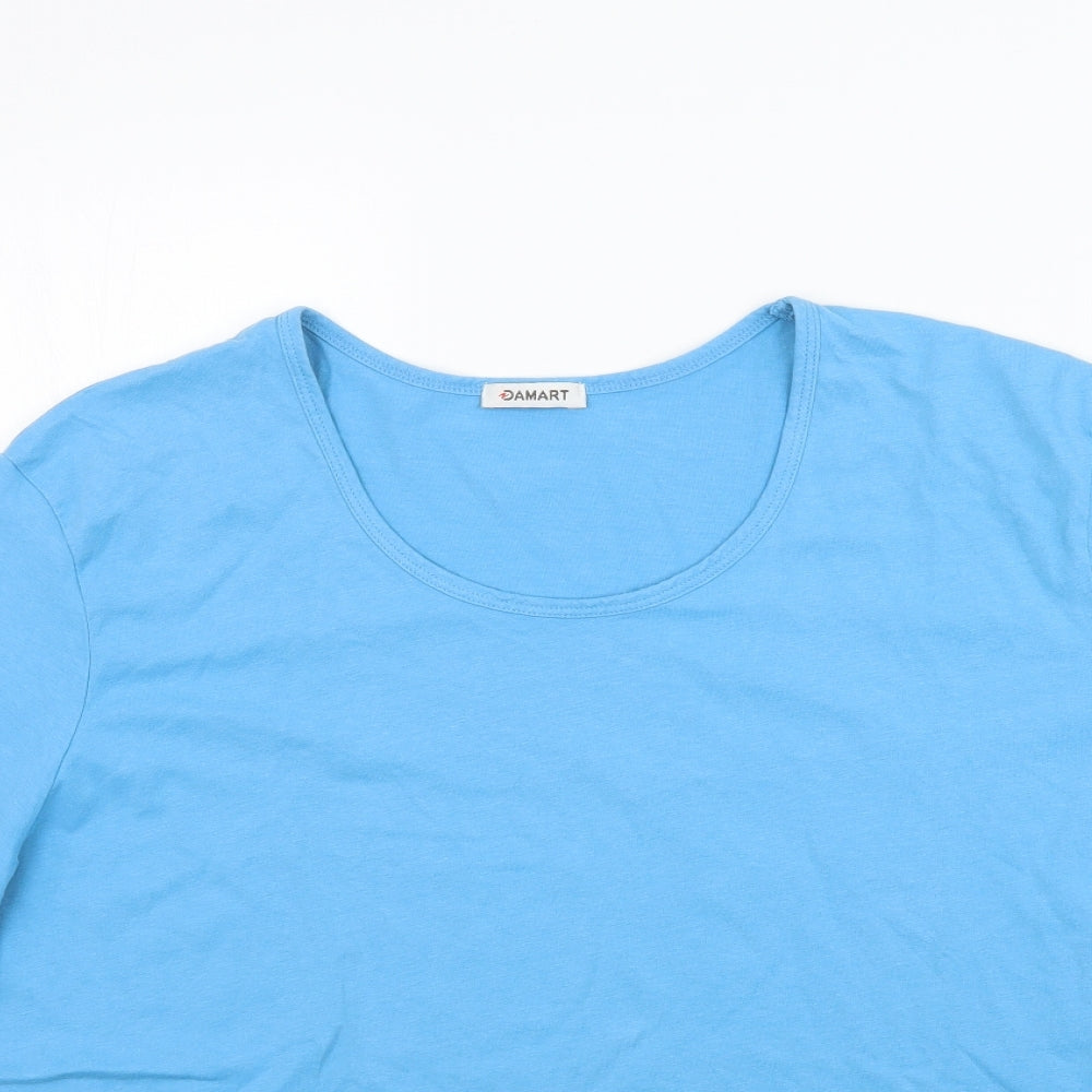 Damart Womens Blue   Basic T-Shirt Size 26