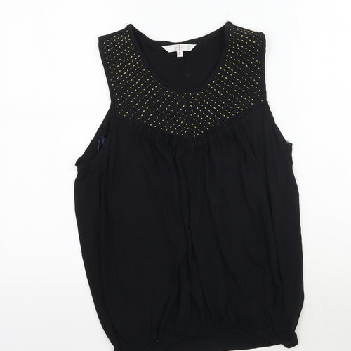 Debenhams Womens Black   Basic Tank Size 8