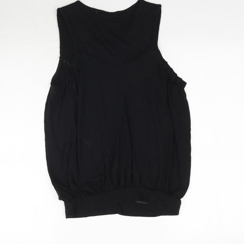 Debenhams Womens Black   Basic Tank Size 8