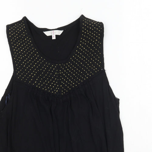Debenhams Womens Black   Basic Tank Size 8