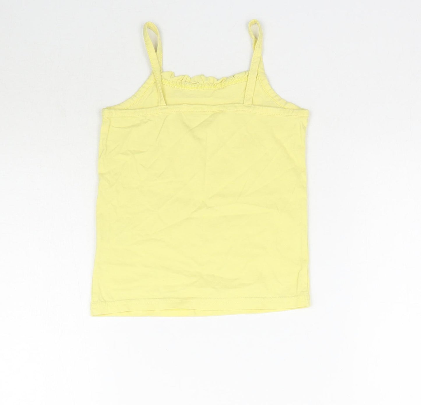 Matalan Girls Yellow   Basic Tank Size 4-5 Years