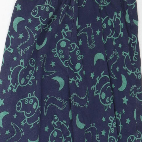 Preworn Baby Blue Solid   Pyjama Pants Size 18-24 Months  - Peppa Pig George Dinosaur