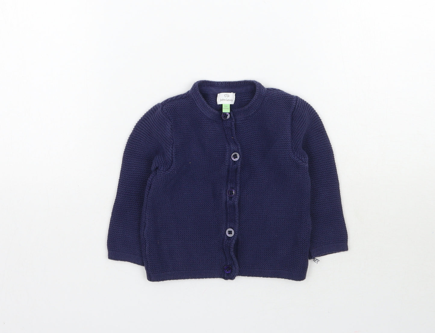 John Lewis Baby Blue  Knit Cardigan Jumper Size 3-6 Months