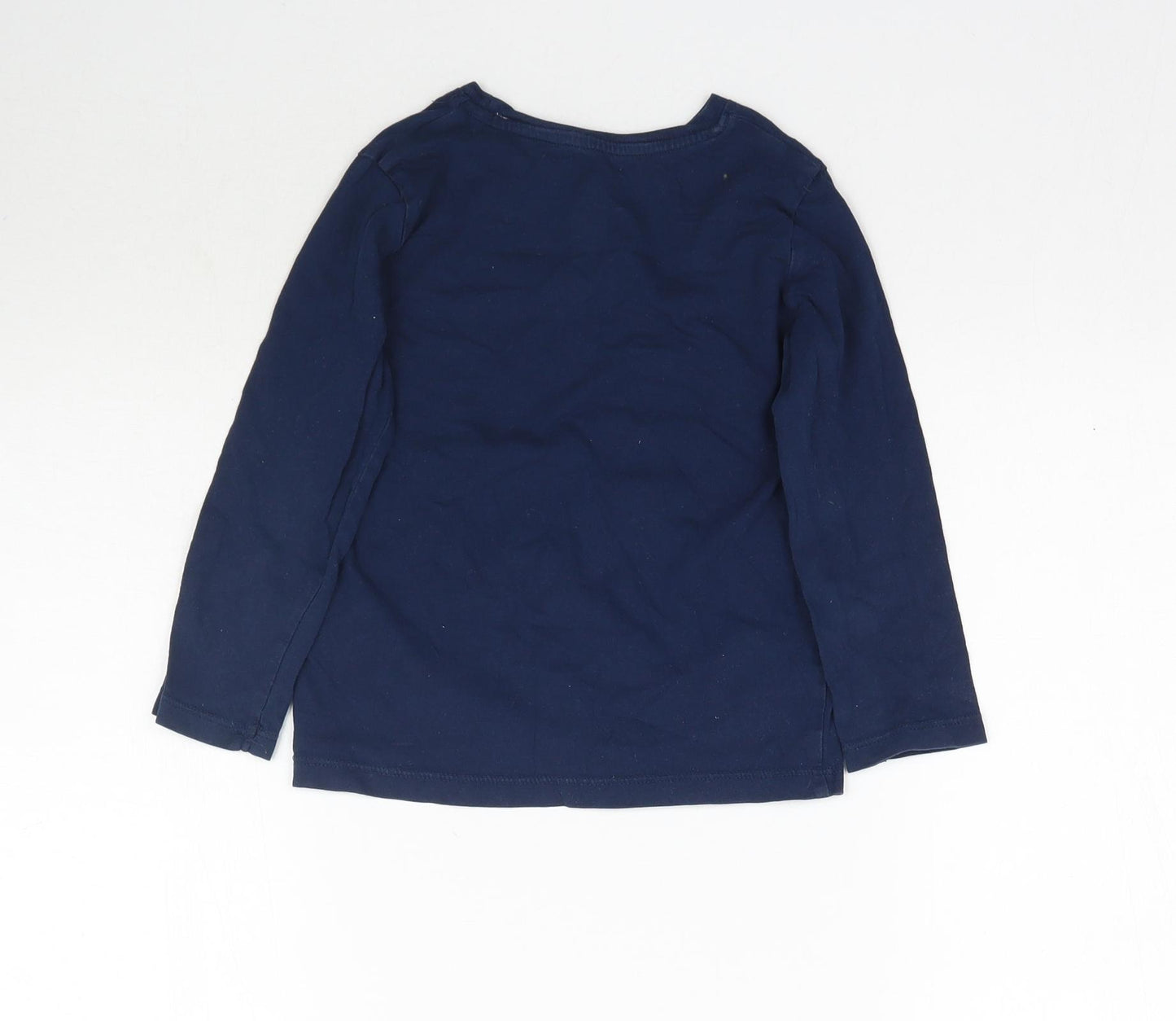 H&M Girls Blue   Basic T-Shirt Size 3-4 Years