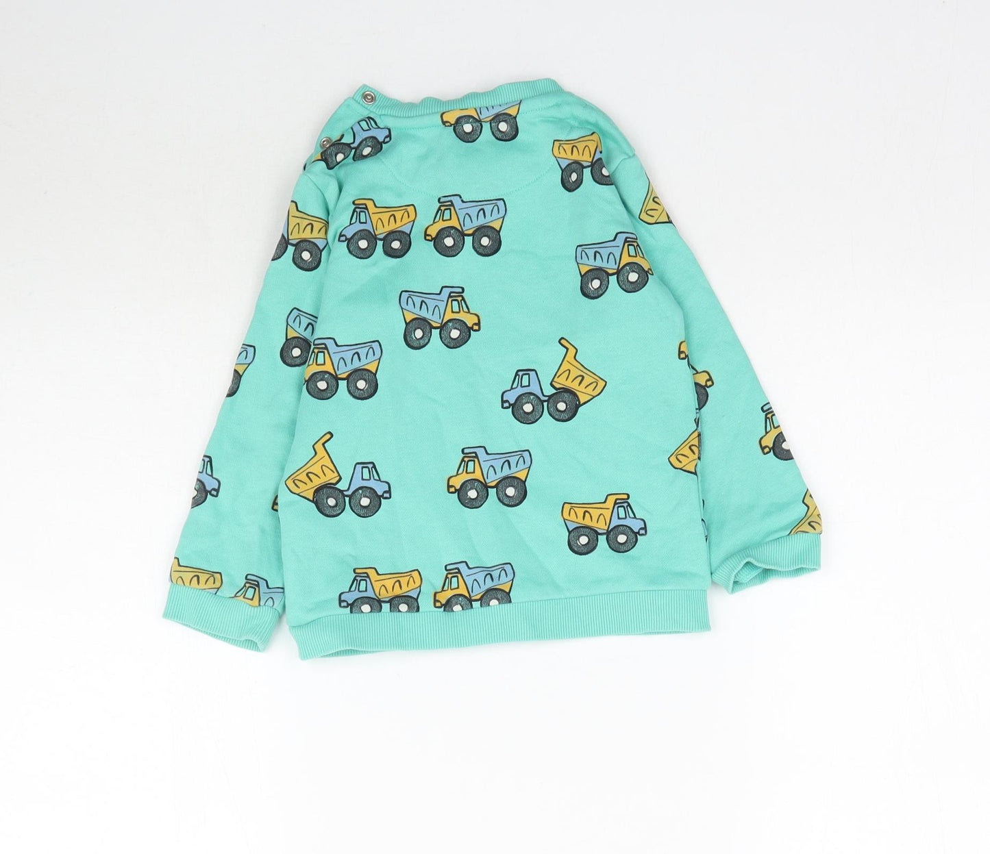 Marks and Spencer Boys Green   Pullover Sweatshirt Size 2-3 Years