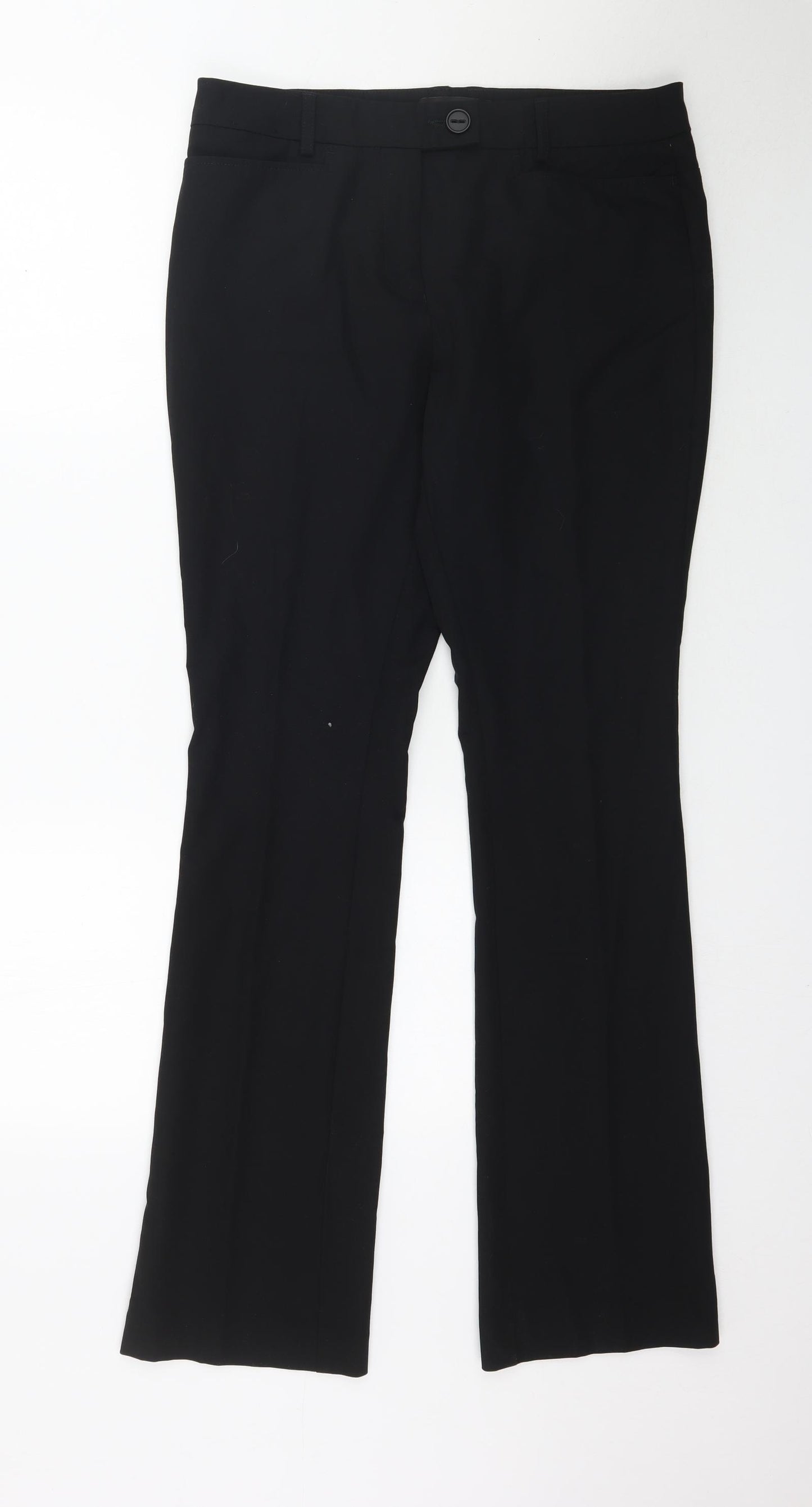 NEXT Womens Black   Trousers  Size 10 L34 in - Work Office