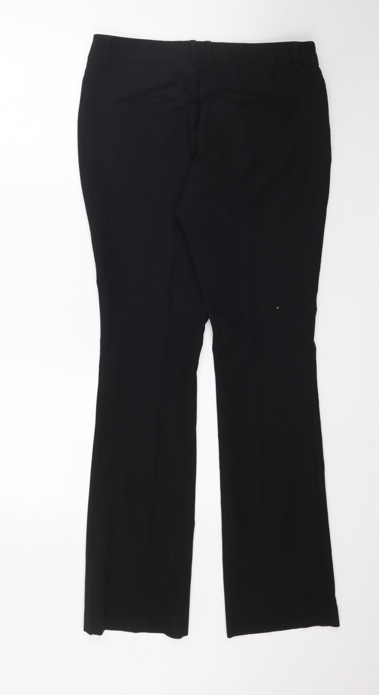 NEXT Womens Black   Trousers  Size 10 L34 in - Work Office