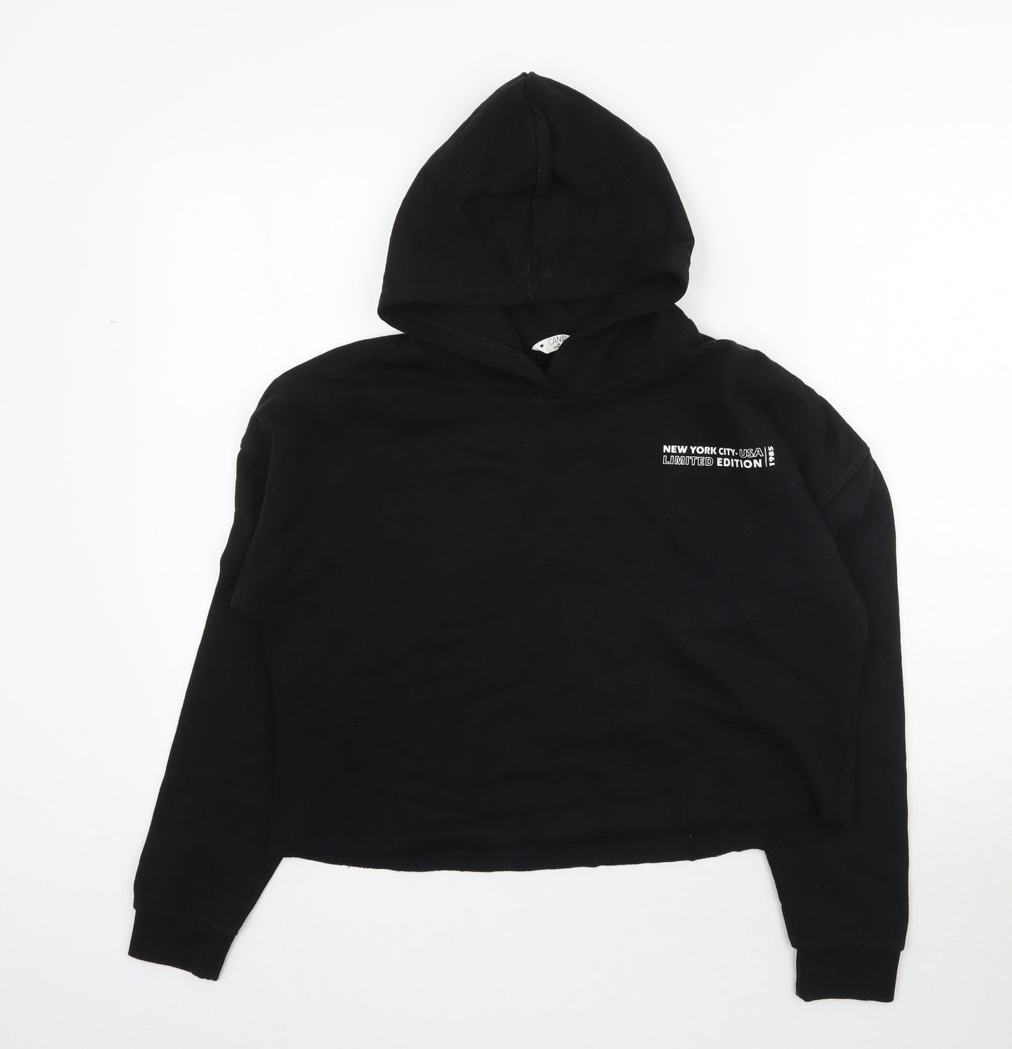 Matalan Womens Black   Pullover Hoodie Size 16  - New York City USA