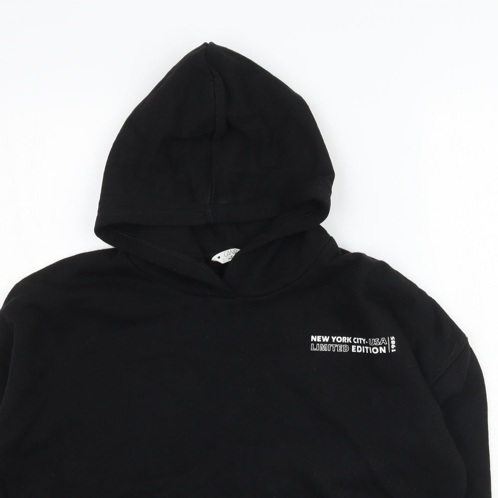 Matalan Womens Black   Pullover Hoodie Size 16  - New York City USA