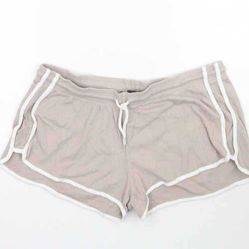 Primark Womens Beige   Sweat Shorts Size L