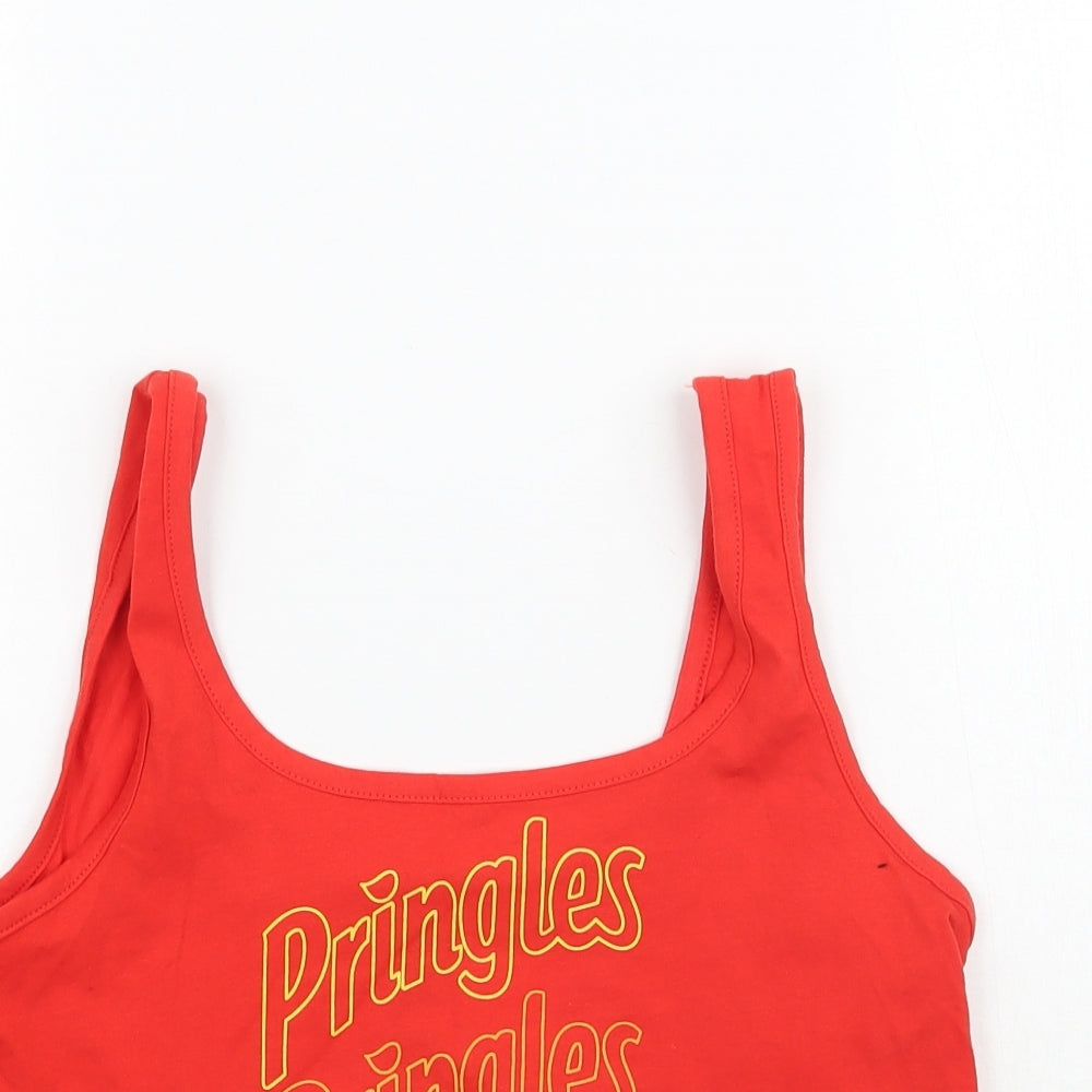 Love to lounge Womens Red   Basic Tank Size M  - Pringles