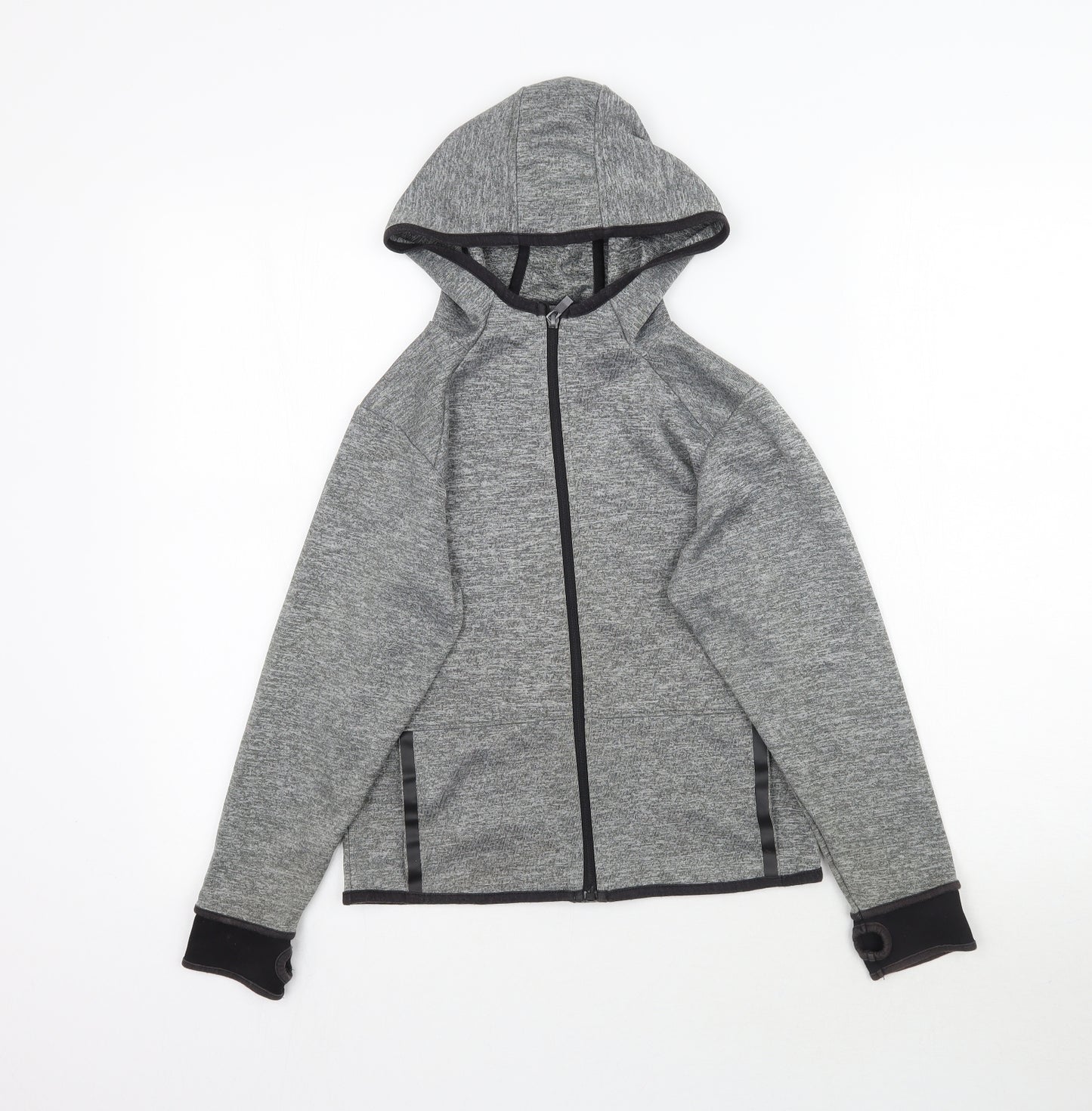 Outlaws Boys Grey   Full Zip Hoodie Size 7-8 Years