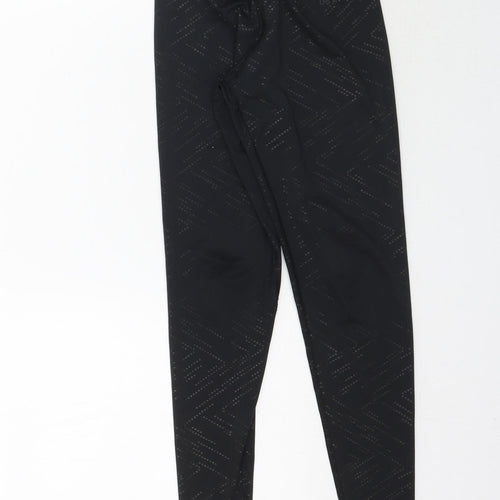 USA Pro Girls Black   Jogger Trousers Size 7-8 Years - Sports leggings